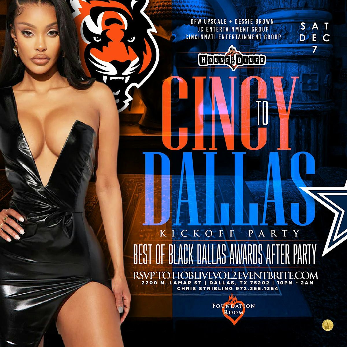 Cincy to Dallas Kickoff Party  @ HOB {Foundation Room}