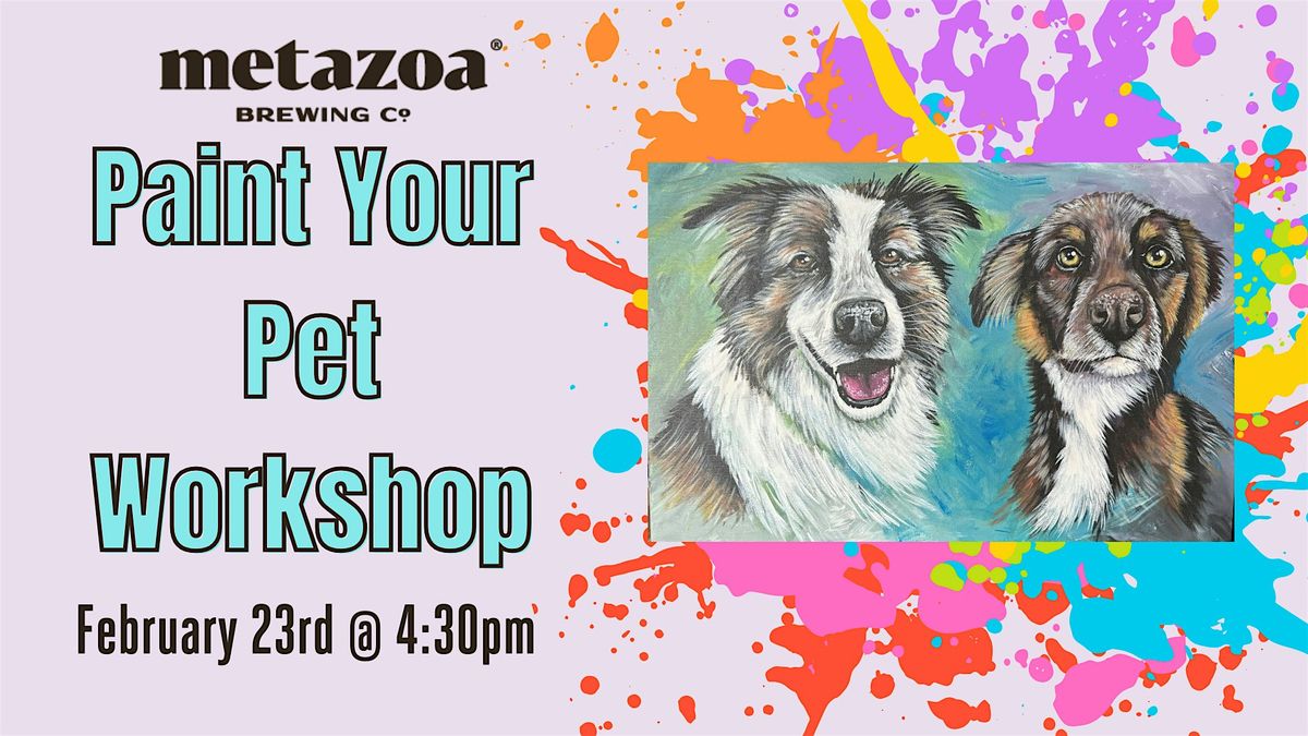 Paint Your Pet Workshop