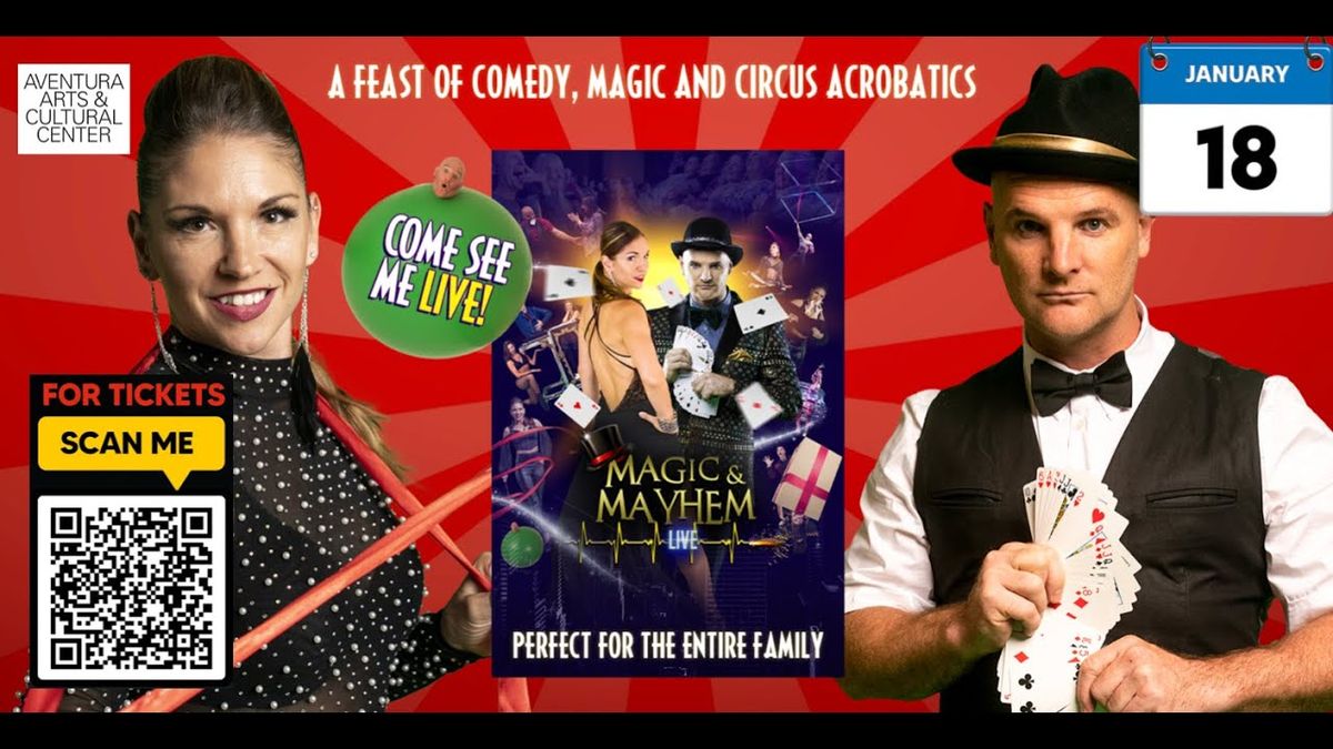 Magic and Mayhem at Aventura Arts and Cultural Center