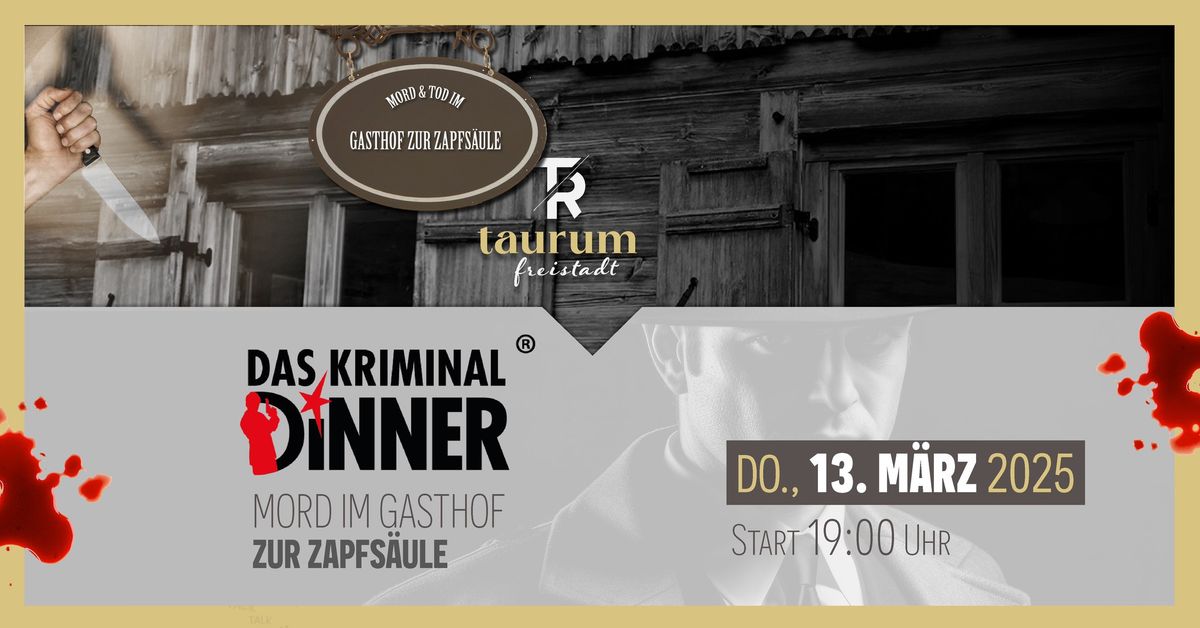 Das Kriminal Dinner | DO 13.03.