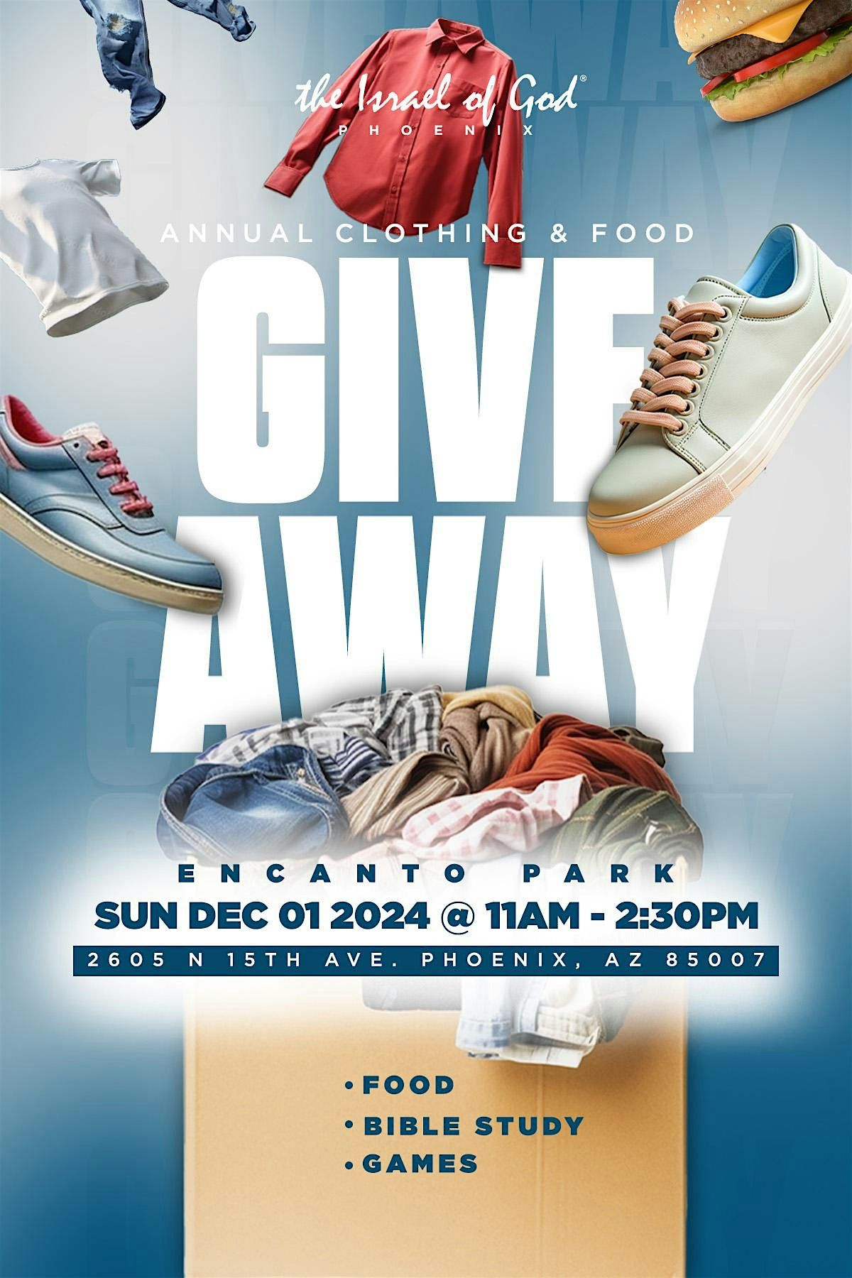 Annual Clothing and Food Giveaway