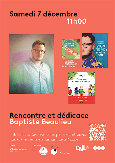 Rencontre et d\u00e9dicace avec Baptiste Beaulieu