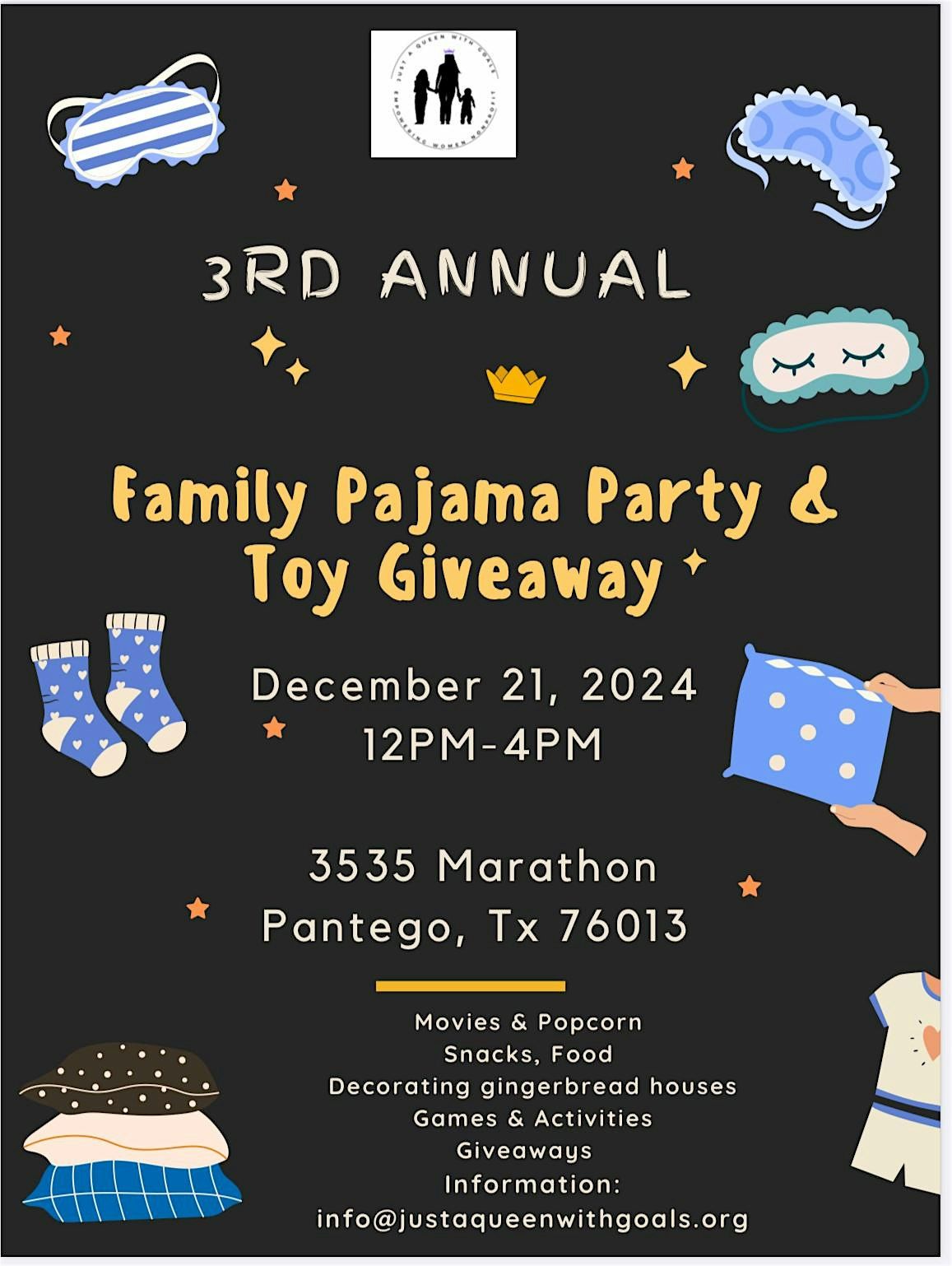 Family Pajama Party & Toy Giveaway