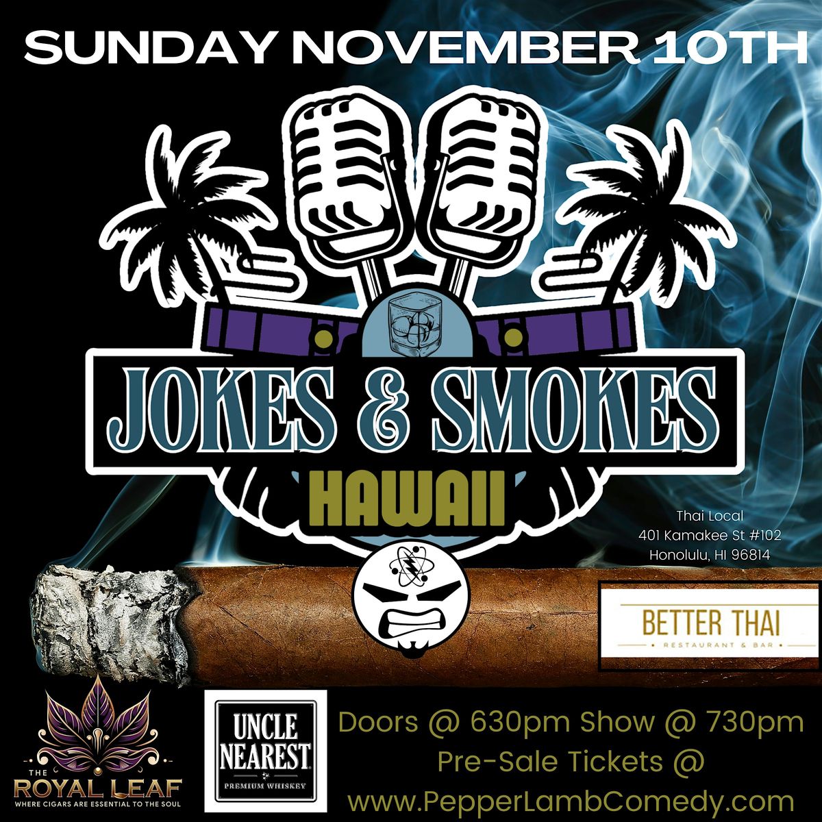 Jokes & Smokes - Cigar Night and Comedy Show