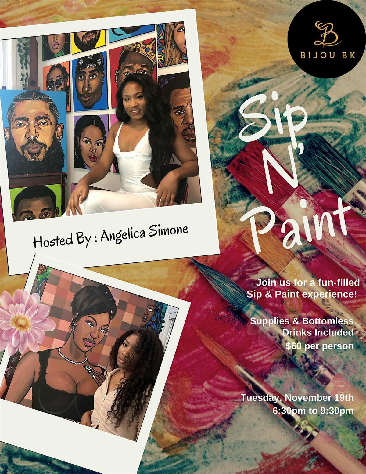 Bijou Bk Sip N\u2019 Paint