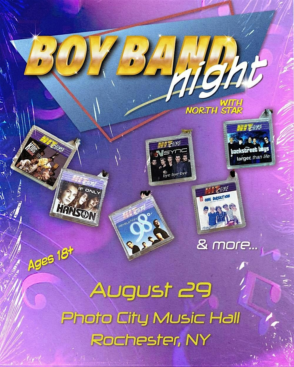 Boy Band Night - Rochester, NY