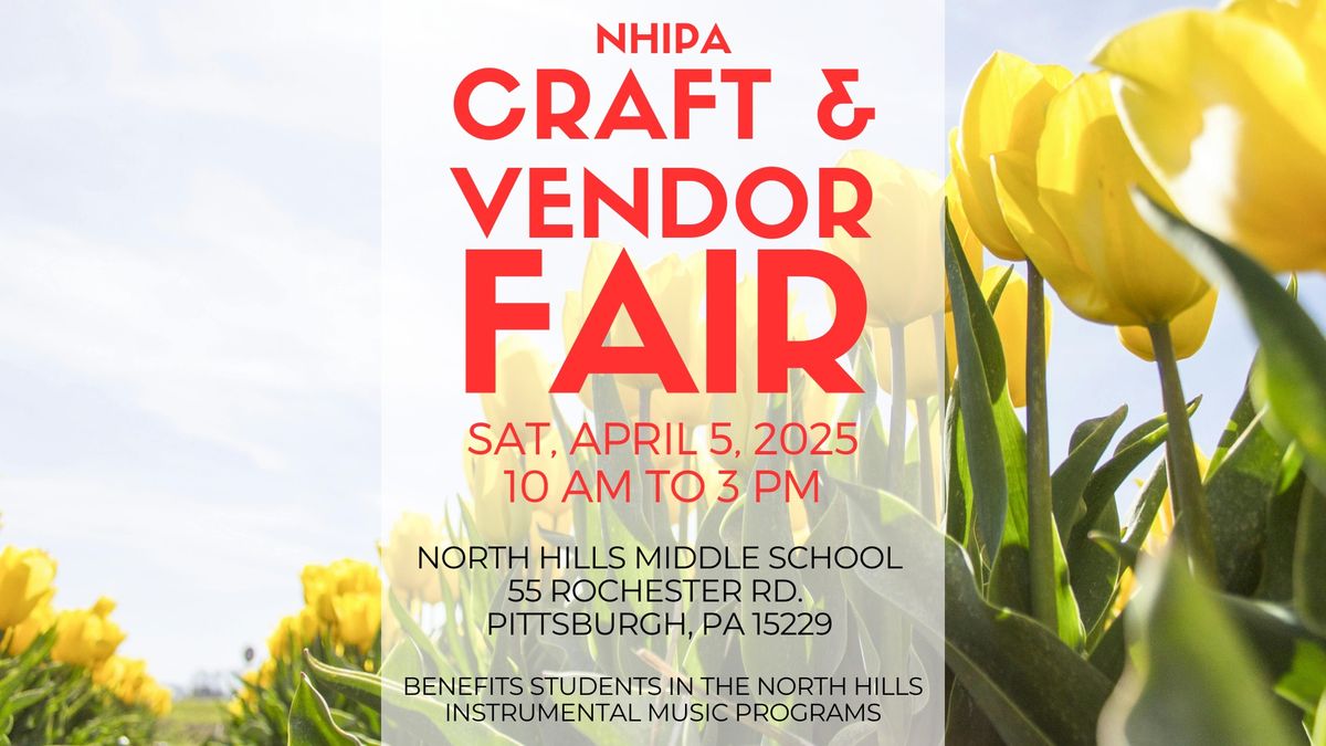 NHIPA Spring 2025 Craft & Vendor Fair