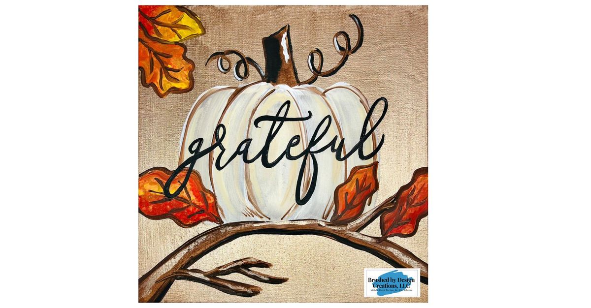 11\/15 Paint GiveThanks Pumpkin at United Methodist Church, Hastings, MN at 6:30 PM