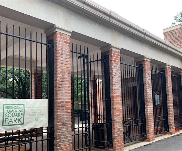 General park clean-up in Tompkins Square Park