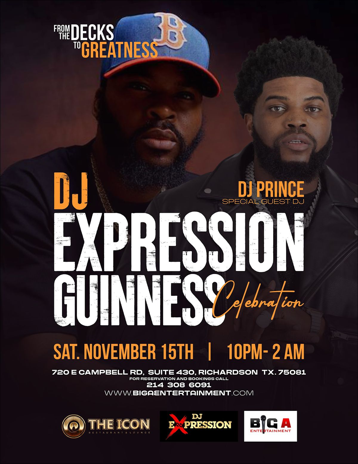 Celebrate DJ Expression\u2019s Guinness win at The Icon