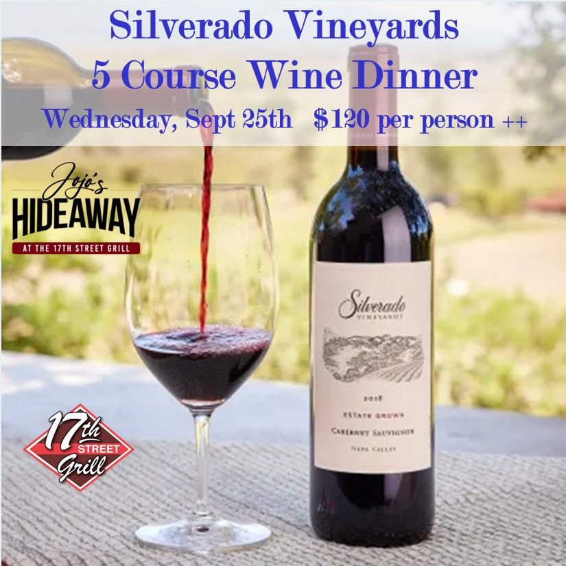 Silverado Vineyard Wine Dinner