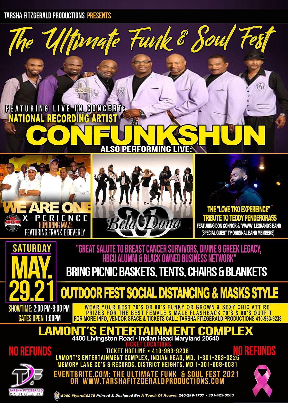 The Ultimate Funk & Soul Fest, Lamont's Entertainment Complex, Indian
