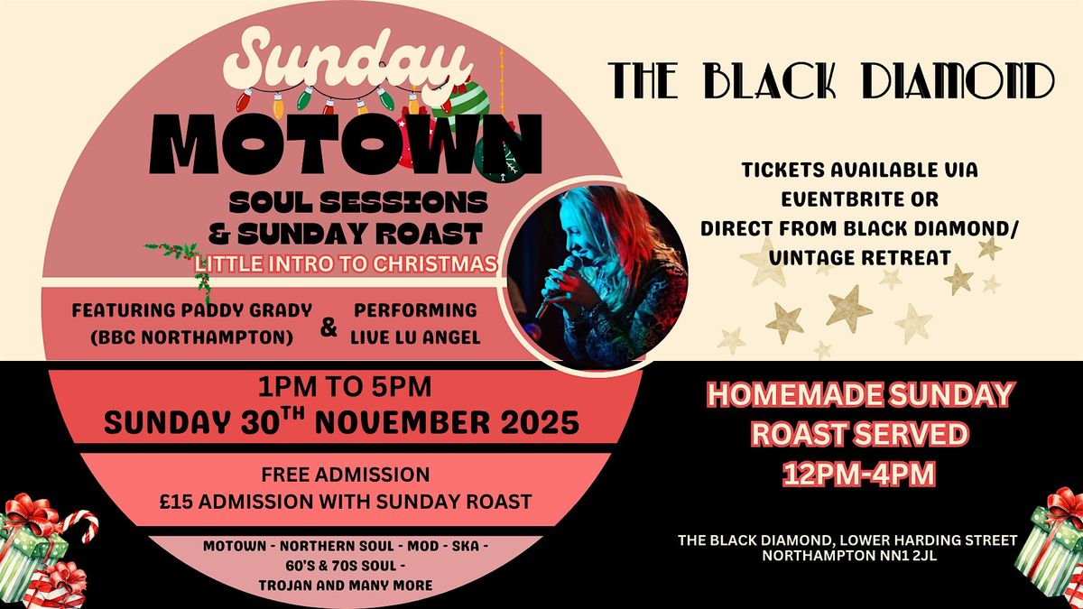 Sunday Motown and Soul Sessions with Sunday Roast