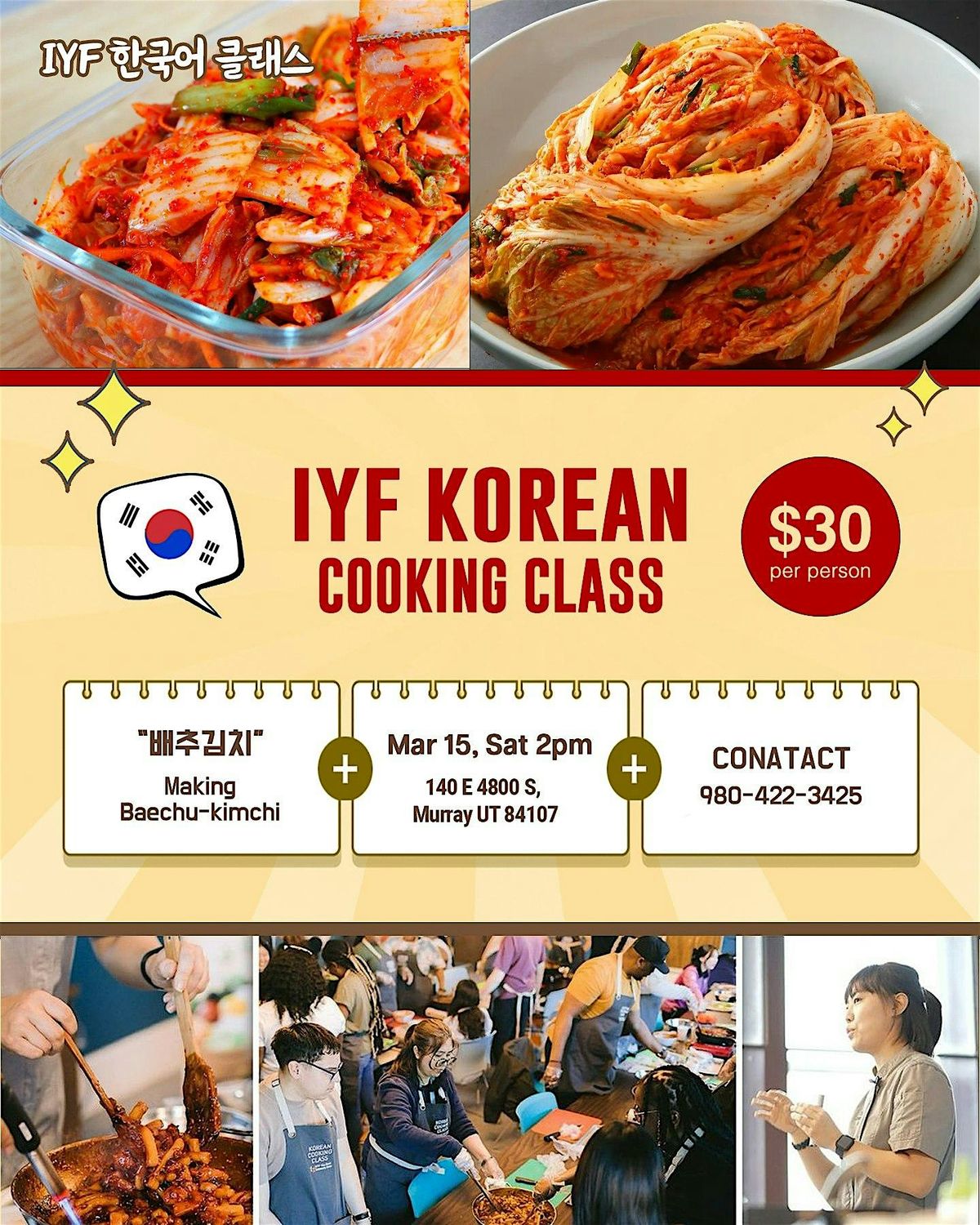 IYF Korean Cooking Class "Kimchi"