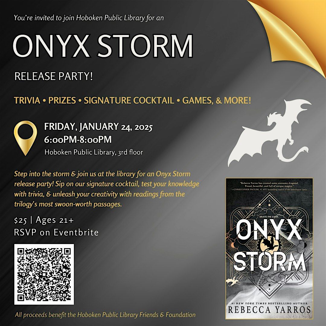 Onyx Storm Release Party