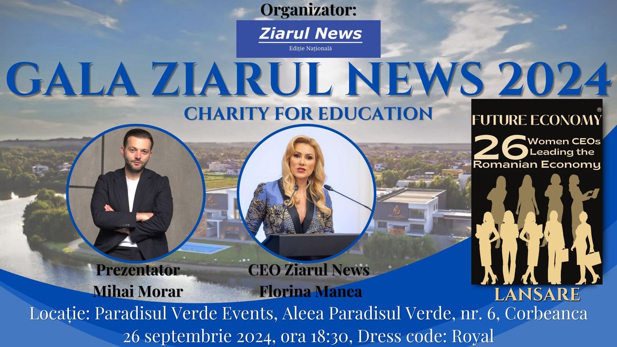 Gala Ziarul News 2024  lansare Future Economy 26 Women CEOs - Leading the Romanian Economy