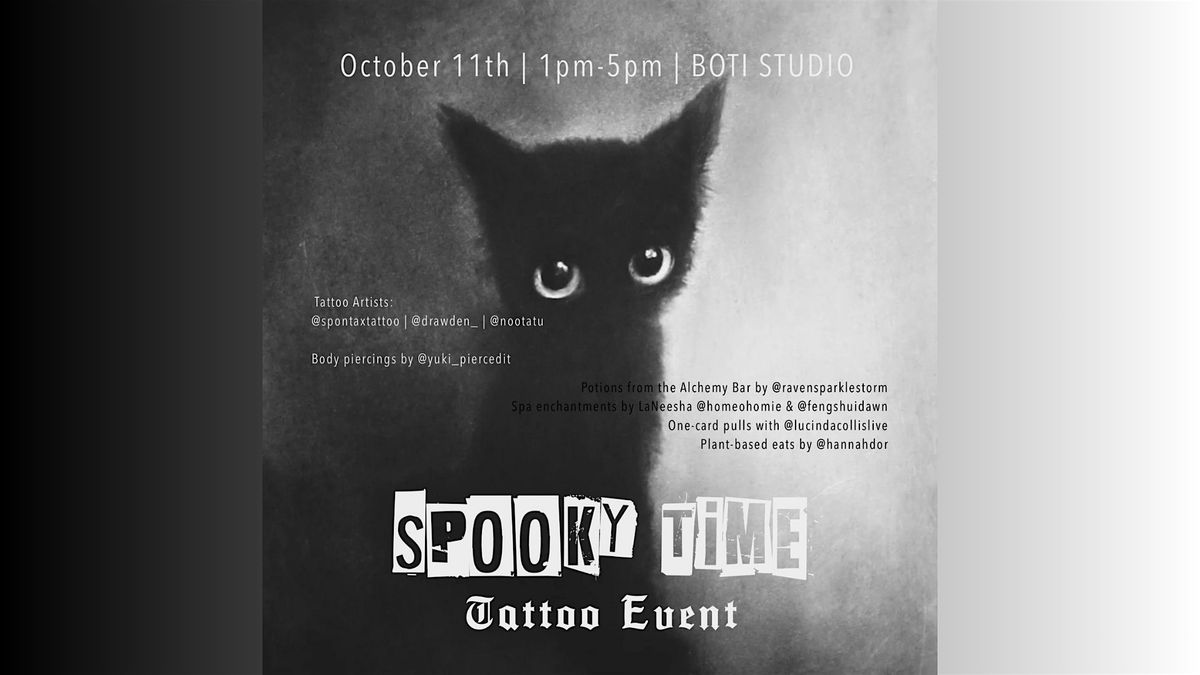 Spooky Time Tattoo Event