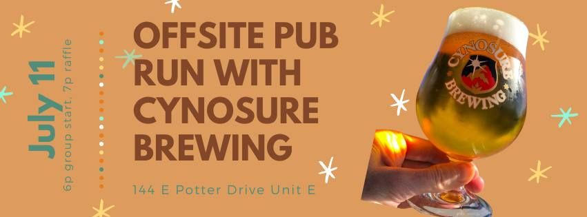 OFFSITE Pub Run at Cynosure Brewing