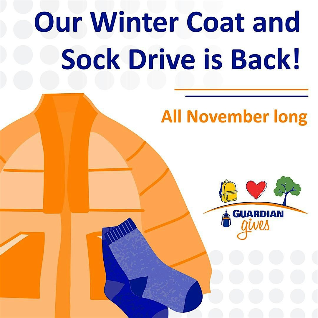 Guardian Storage 2025 Coat and Sock Drive