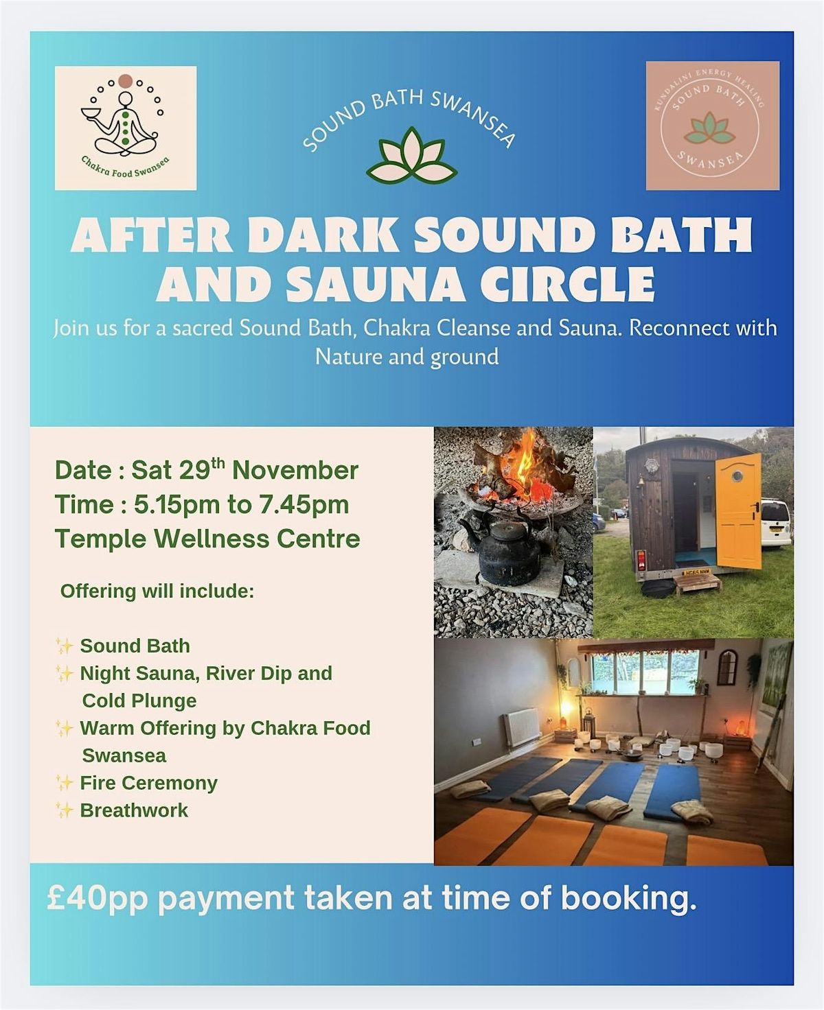 After Dark Sound Bath and Sauna Circle