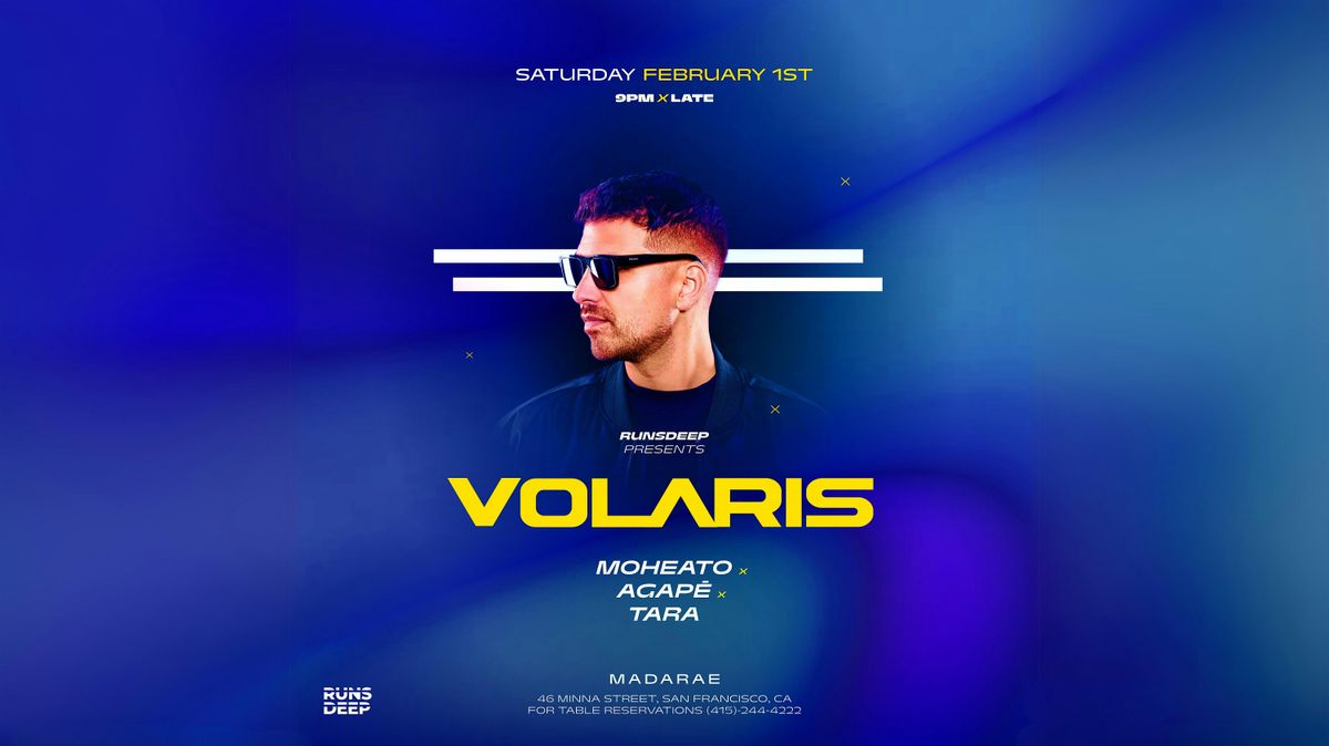 Free - VOLARIS [Tech House] at Madarae