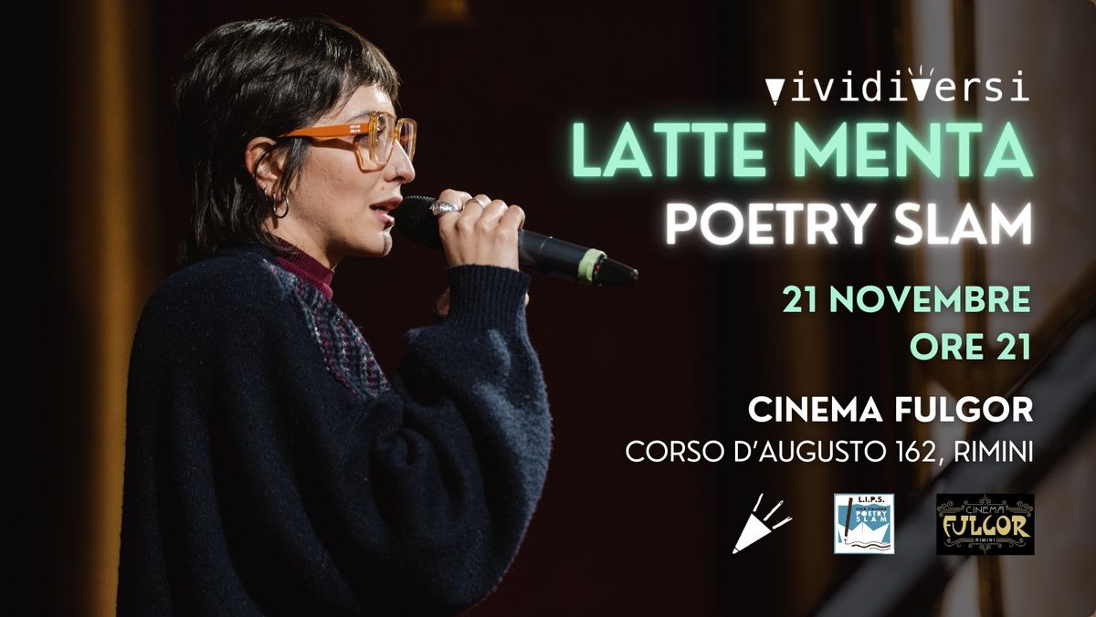 LATTE MENTA POETRY SLAM ~ prima serata