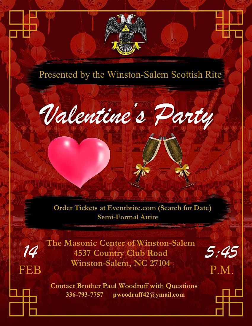 Winston Salem Scottish Rite Valentine's Day Dance