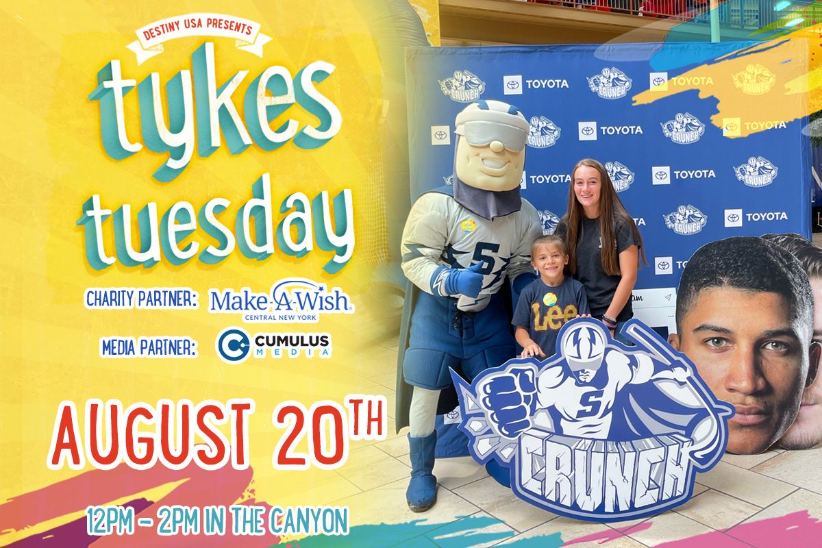 Tykes Tuesday: Syracuse Crunch Day 
