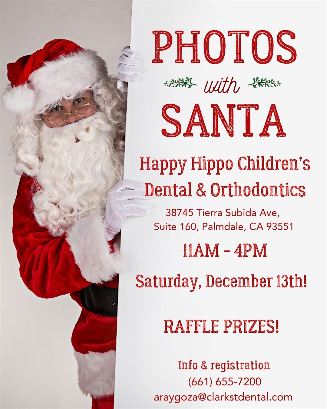 Free Photos with Santa & The Grinch ! Fotos Gratis con Santa!