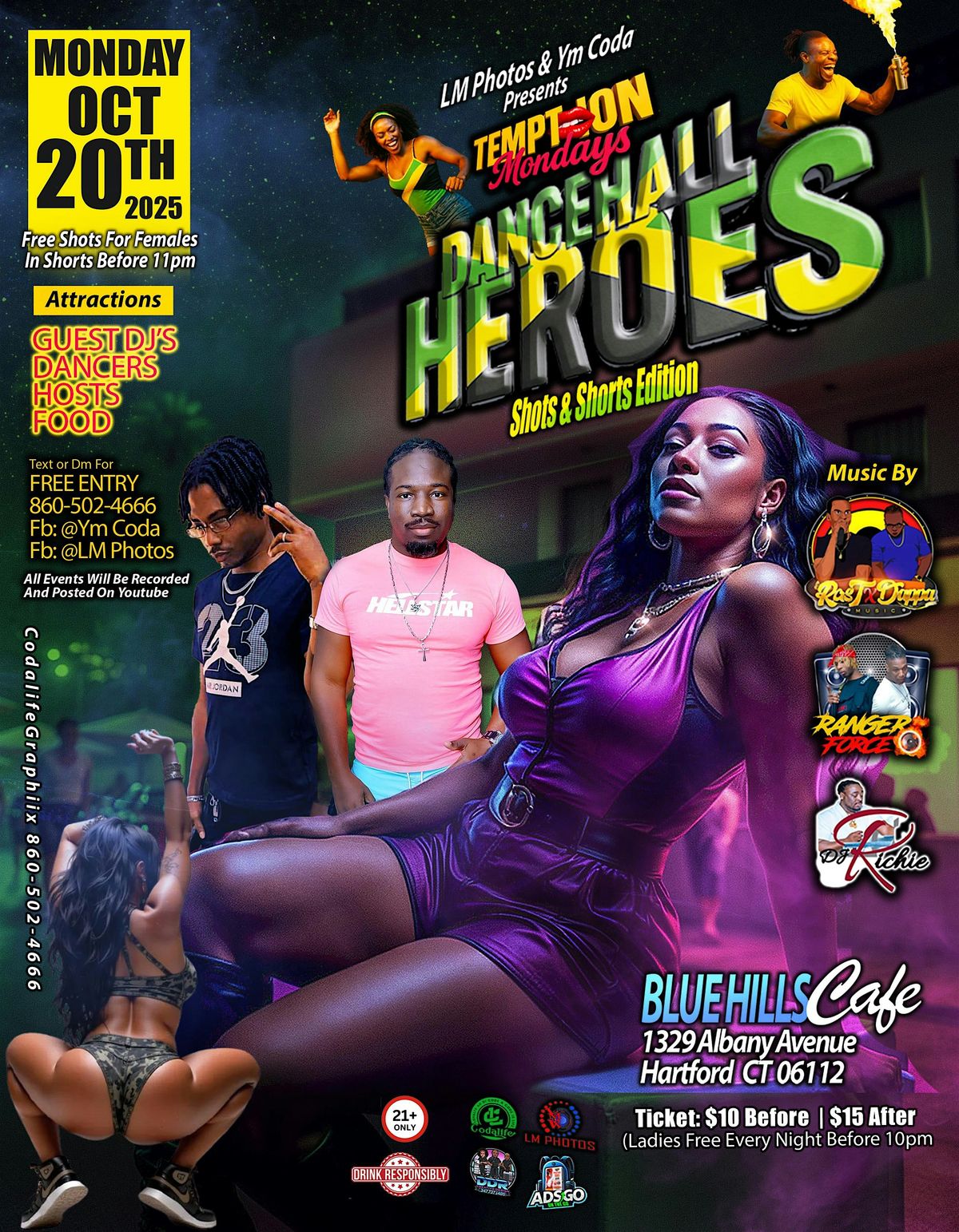 Temptation Mondays - Dancehall Heroes (Shots & Shorts)