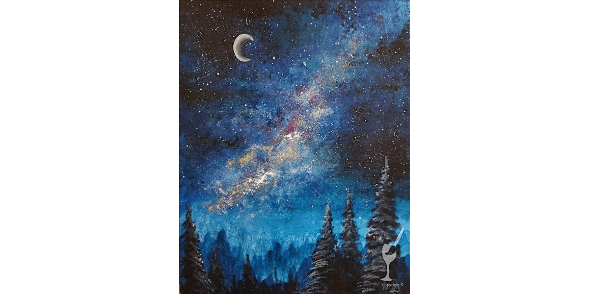Cosmic Forest - Paint and Sip in New Braunfels | Classpop!\u2122