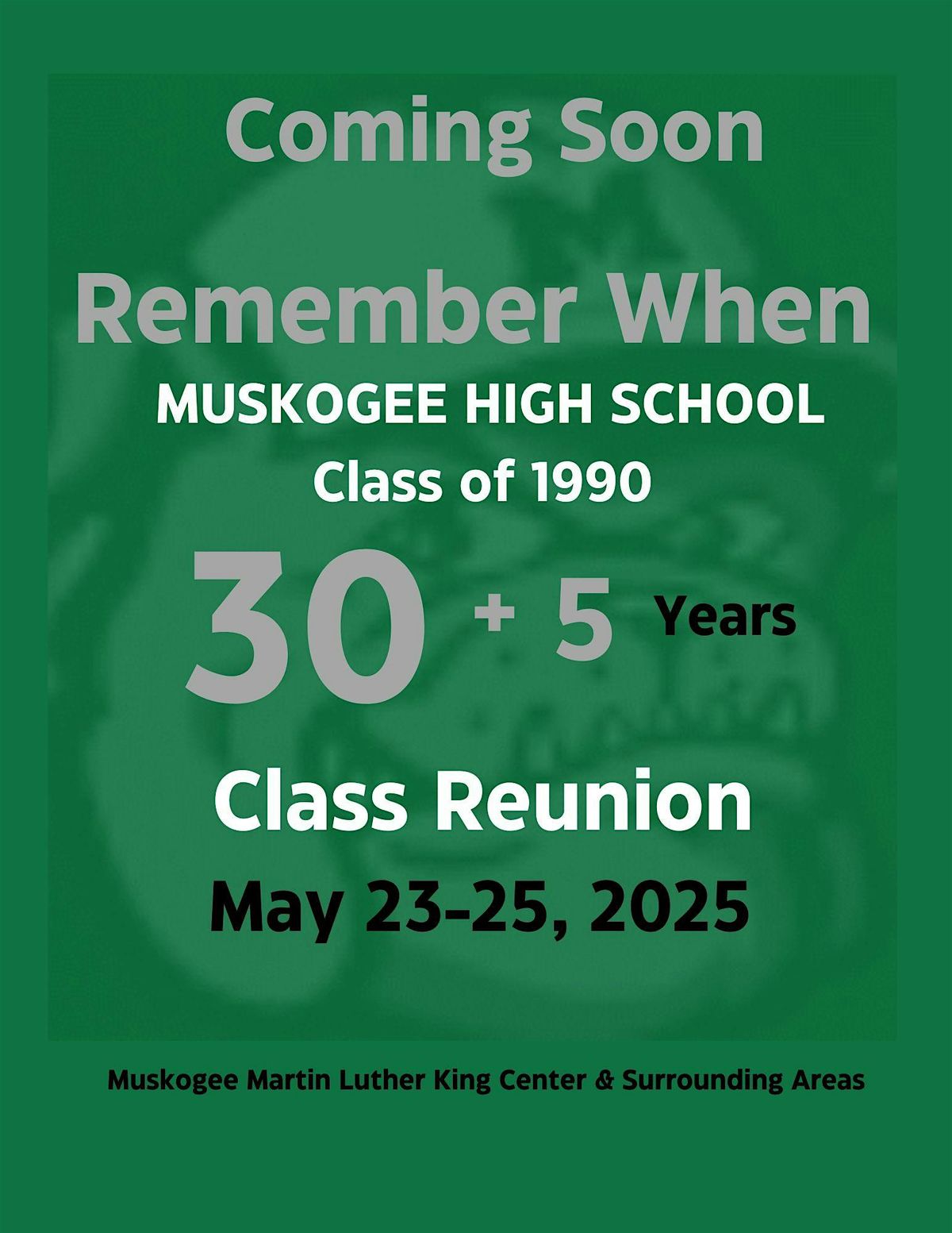 Remember When Class of 1990  30 + 5-years  Reunion