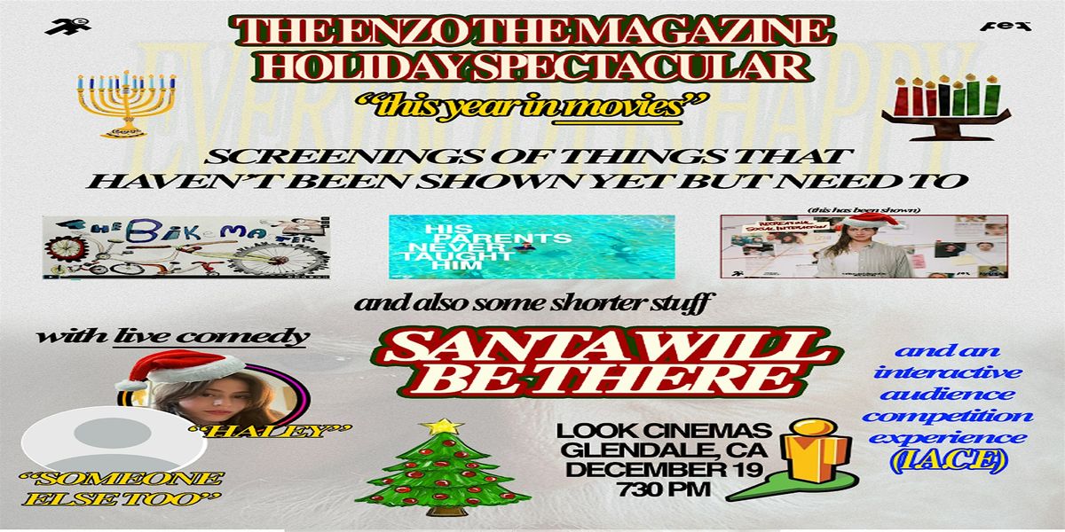 The Enzo the Magazine Holiday Spectacular: This Year In Movies