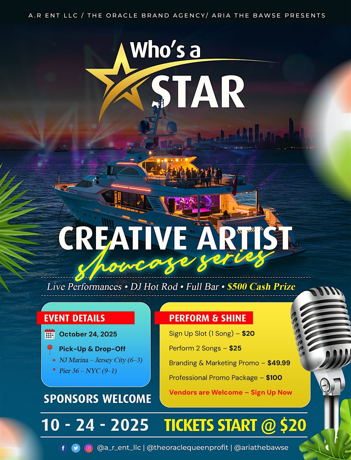 #CREATIVEARTISTSHOWCASESERIES