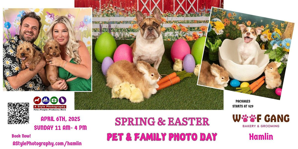 Spring and Easter Pet Photo Day at Woof Gang Bakery Hamlin