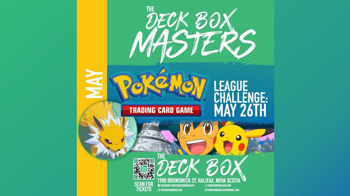 Pokemon Masters League Challenge (Sunday May 26th @ 1:00pm)