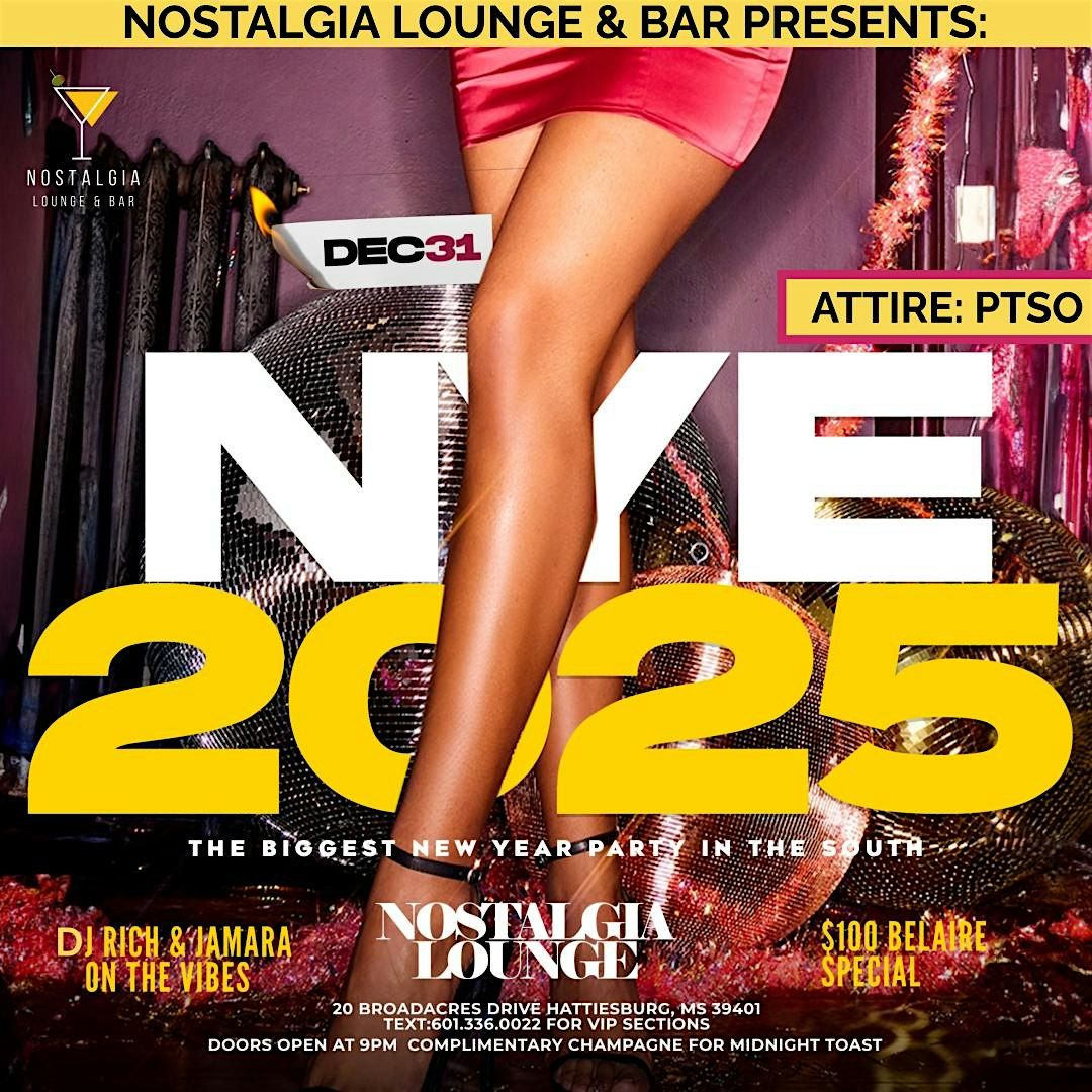 NOSTALGIA\u2019S NYE 2025 BIG PARTY \u201cSHOCK DROP\u201d