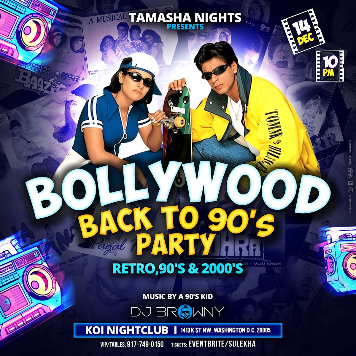 D.C. TAMASHA NIGHTS | BOLLYWOOD THROWBACK | DJ BROWNY | @KOI NIGHTCLUB