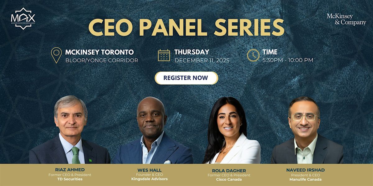 MAX CEO Panel Series  | Leadership at Scale
