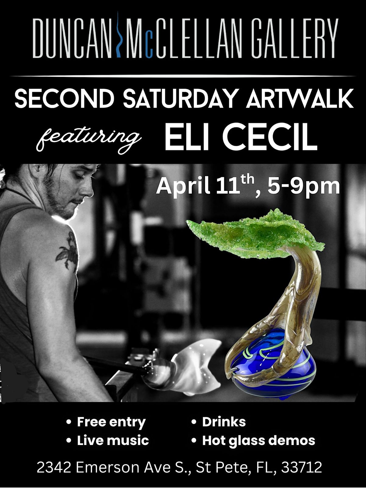 Second Saturday ArtWalk with Eli Cecil