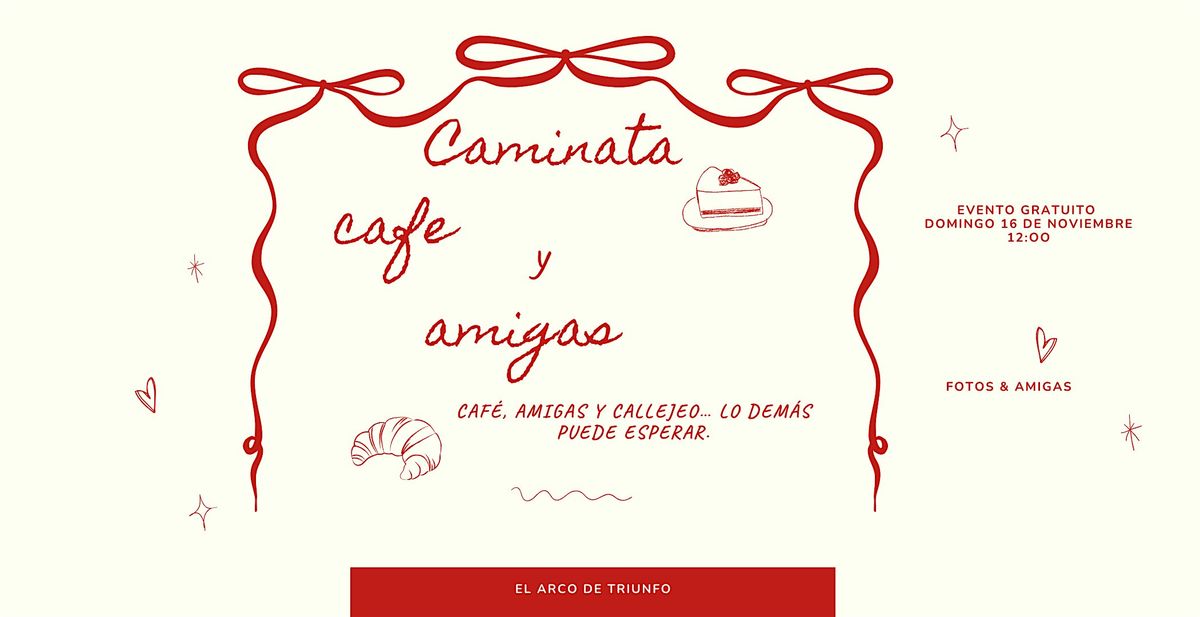 caminata,cafe y amigas