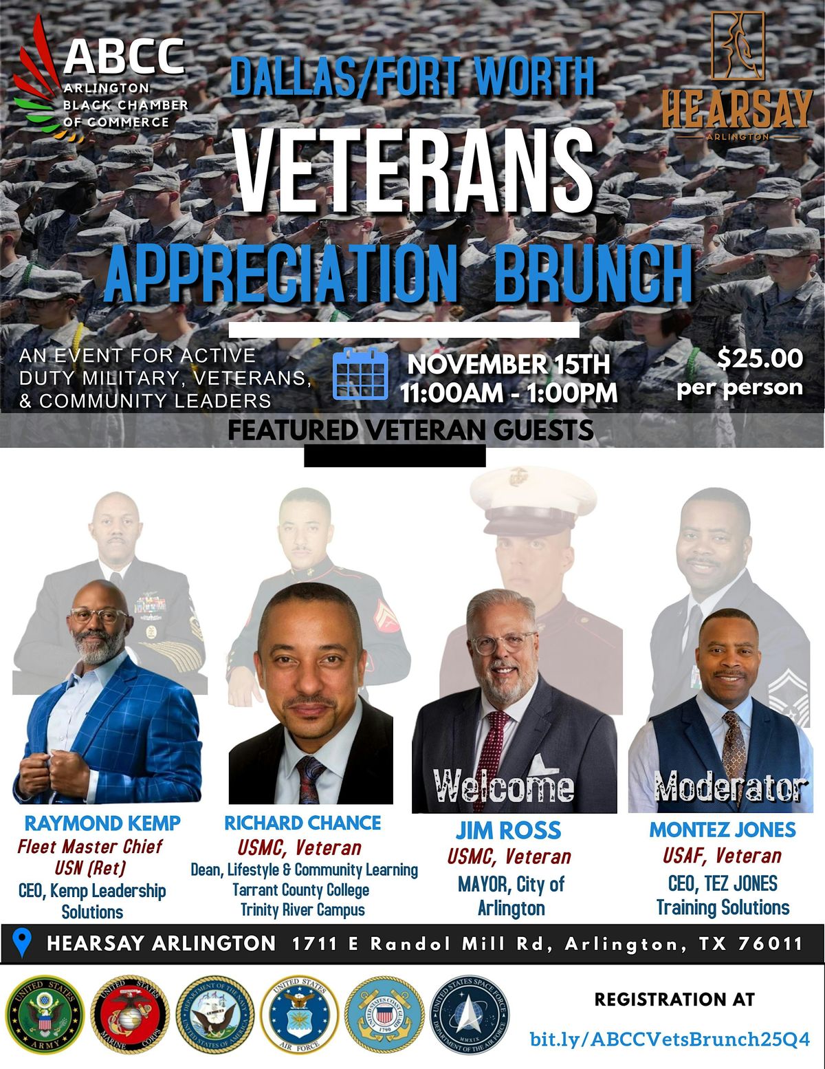 Dallas\/Fort Worth Veterans Day Weekend Appreciation Brunch