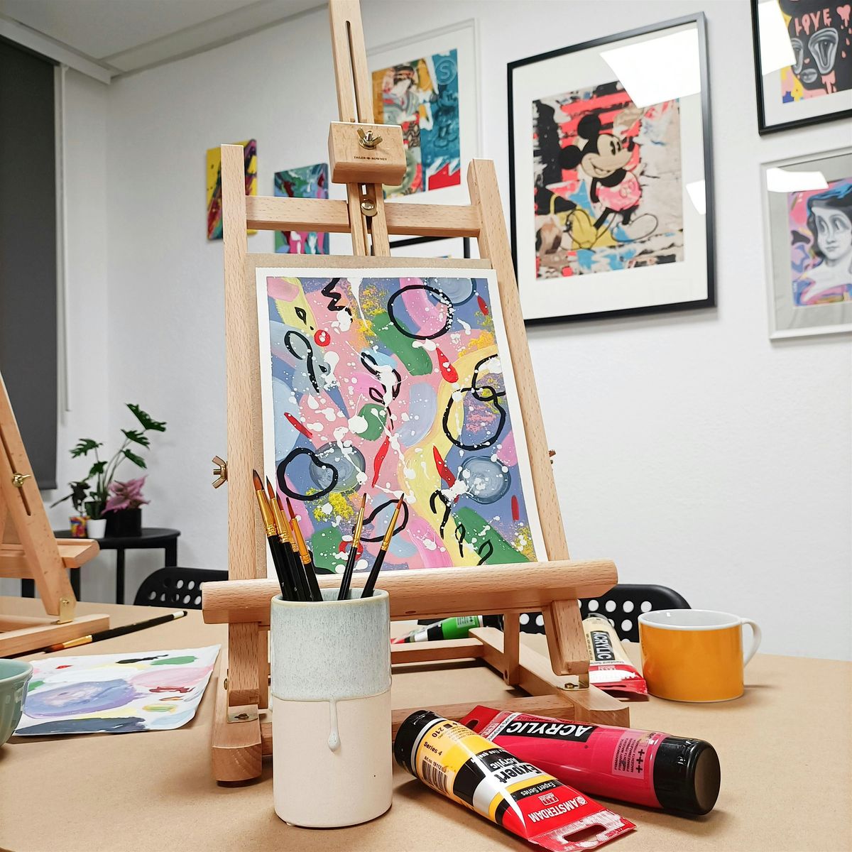 Abstract Art with Acrylics Workshop