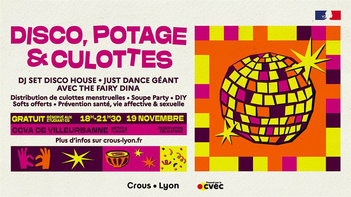 Disco, potage et culottes \u2728