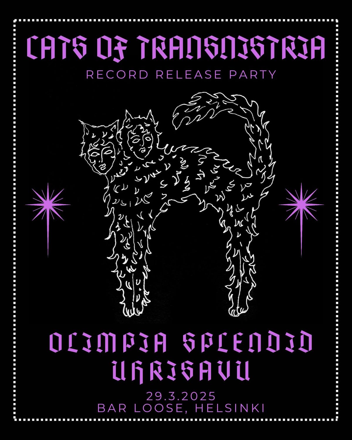 CATS OF TRANSNISTRIA \/ OLIMPIA SPLENDID \/ UHRISAVU