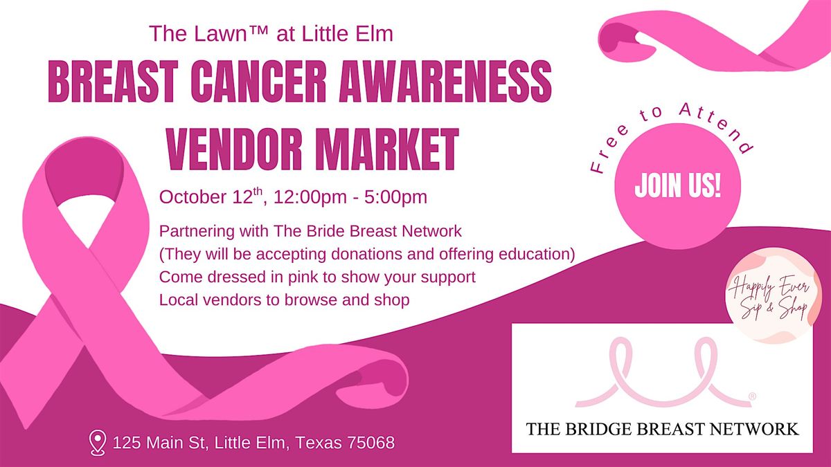 Little Elm Breast Cancer Awareness Vendor Market