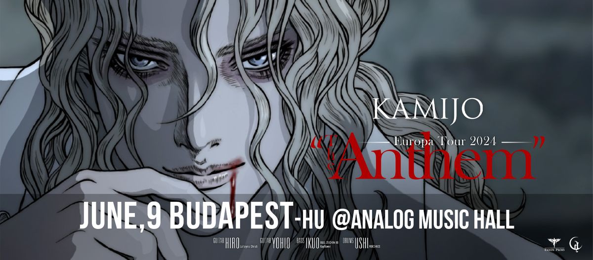 Kamijo in concert at the Analog Music Hall - Budapest