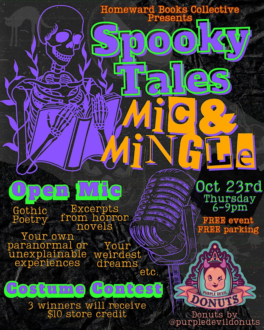 Spooky Tales Mic & Mingle (Open Mic)