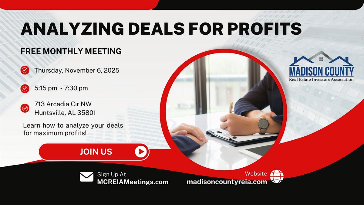 Analyzing Deals for Profits
