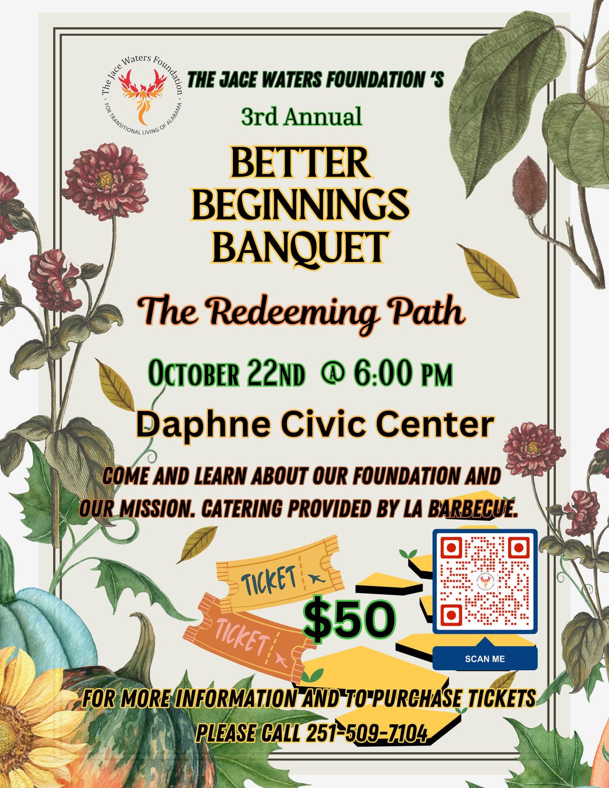 Better Beginnings Banquet The Redeeming Path